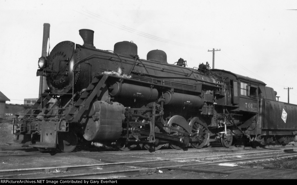 MILW 2-8-2 #701 - Milwaukee Road